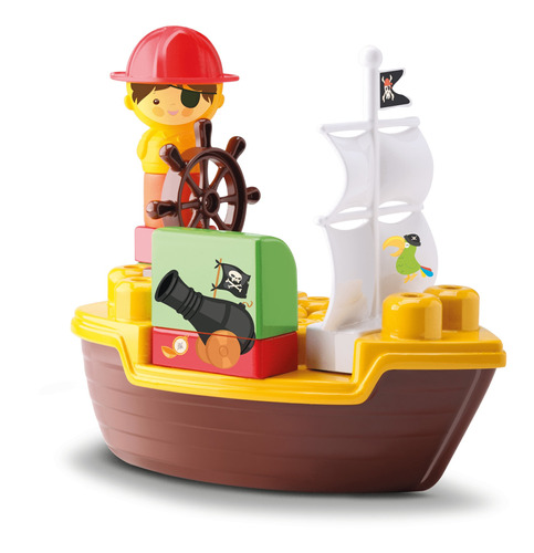 Tchuco Blocks Barco Pirata Samba Toys - Toy Store