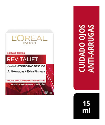 Crema L´oréal Paris Revitalift Clásica Contorno De Ojos X 15