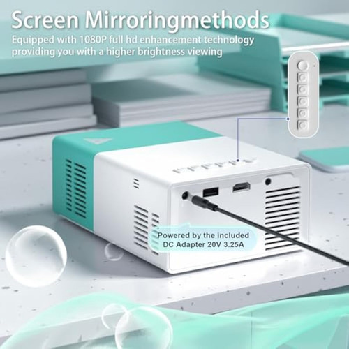 Mini Proyector Con Proyector Portátil Wifi