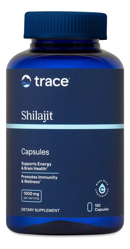 Trace Minerals Shilajit 1000 Mg 150 Capsulas Sabor Sin Sabor