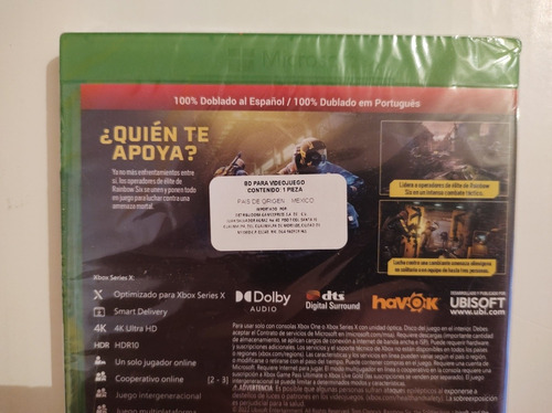 Rainbow Six Extraction Xbox Series X Xbox One Nuevo Fisico