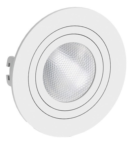 Kit 8 Spot Embutir Par20 Redondo Plano + Lampada Led Stella Cor Branco Cor da luz 4000k BRANCO NEUTRO 110V/220V