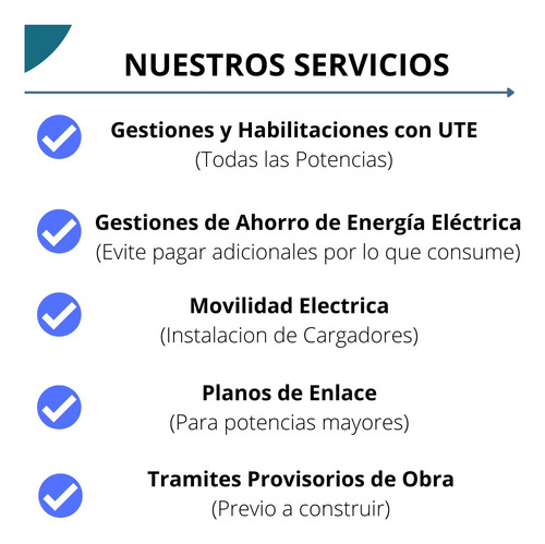 Tecnico Electricista Con Firma Autorizada Por Ute, Gestiones