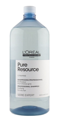 Shampoo Pure Resource Loreal  X 1500 Ml Purificante Graso
