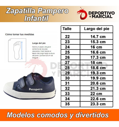 Imagen 5 de 8 de Zapatillas Pampero Niños Niñas Abrojo Ecocuero Colegial En3x