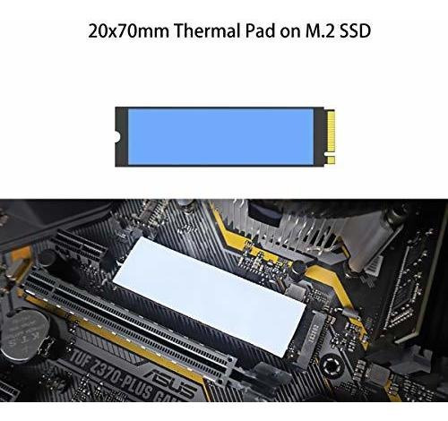 Almohadilla Termica Para Cpu Gpu Ssd Chipset 2 Repuesto In