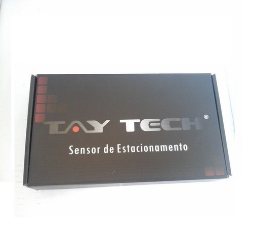 Sensor De Re 4 Pontos Prata Com Display Tay Tech