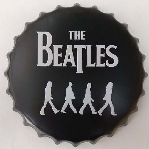 Chapas Tapas Retro Beatles Rollings Guinness Coca 40 Cmsdiam