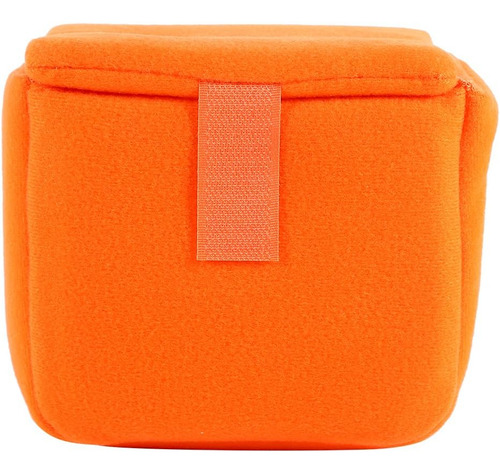 Bolsa Para Camara Dslr Acolchada Naranja A Prueba De Golpes