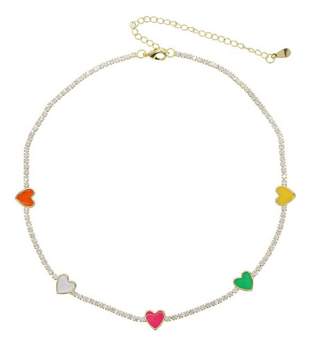 Collar Redondo/largo De Color Caramelo/tobillera C Round Nec