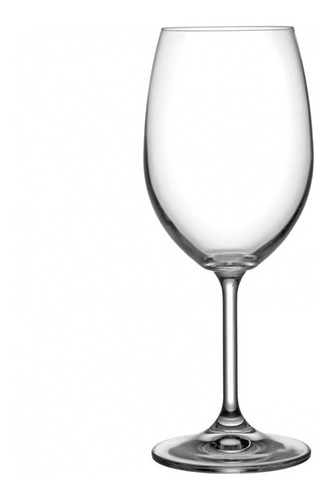 Imagen 1 de 5 de Copas Para Vino Cristal Bohemia Original Set X 6 Lara 350ml
