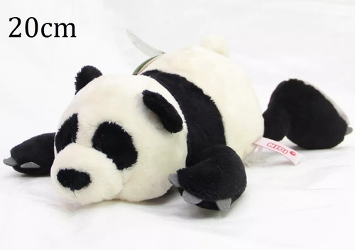 Urso Panda Nici Naninha Deitado 20cm Importado Casa Do Urso