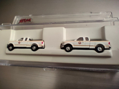 Imagen 3 de 4 de Set De2 Camionetas En Miniatura Escala N Atlas Ford F-150