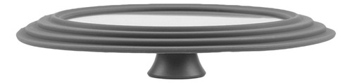 Cubierta De Tapa De Vidrio De Silicona Sartén De Gris_22cm