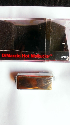 Micrófono Dimarzio Dp198 Hot Minibucker Para Guitarra