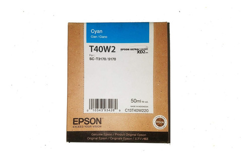 Tinta Epson T40w2 Cyan Surecolor