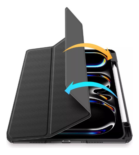 Funda Smart Case C/porta Pencil Para iPad Air 13 M2 2024
