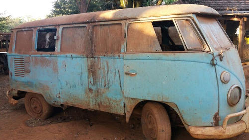 Imagem 14 de 14 de Volkswagen Kombi Corujinha P/ Restaurar Com Motor E Docks