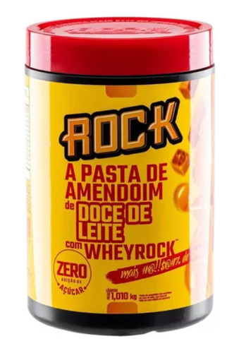 Pasta De Amendoim Rock Com Whey 1kg - Sabores - Rock Peanut