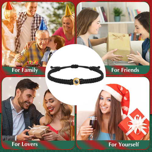 Pulsera Personalizada Con Foto En El Interior, Hdkjdpg, For
