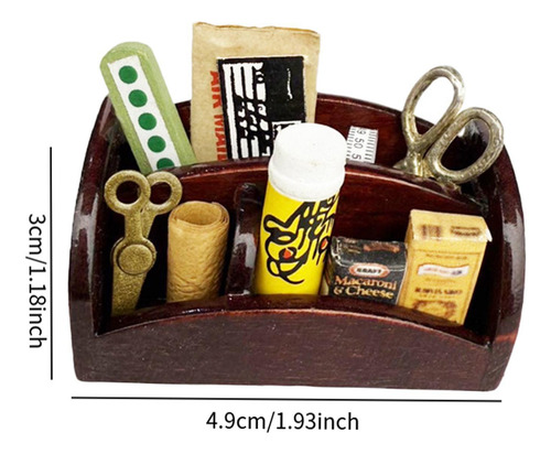 1/12 Box De Casa De Muñecas A Escala Regalos De Cumpleaños