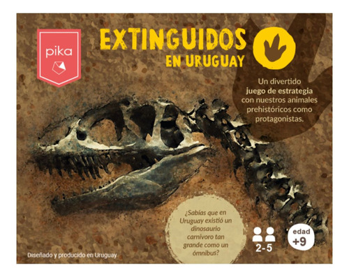 Juego De Mesa, Cartas Pika, Dinosaurios En Uruguay - Niños