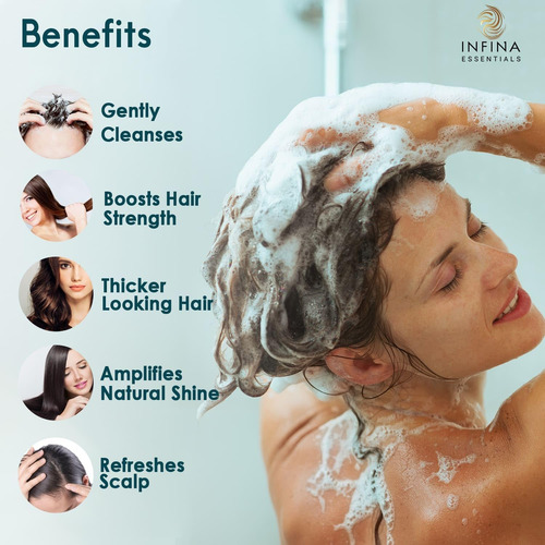 Infina Essentials Shampoo E Condicionador 2 Em 1 De Biotina