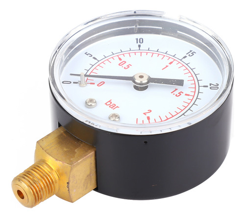 Manómetro De Presión De 0-30 Psi, 0-2 Bar, Esfera De 50 Mm,