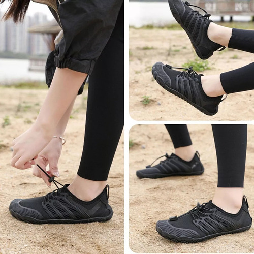 Zapatos Para Caminar Descalzos Con Punta Ancha Para Mujer