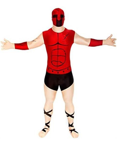 Morphsuits Masculino Spartan Adulto, Multi, Gg