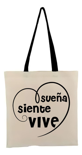 Tote Bag Bolsa Crea Con Frases Inspiradoras Reutilizable 4