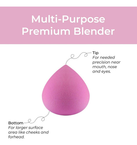 Esponja Blender Para Maquillaje Facial
