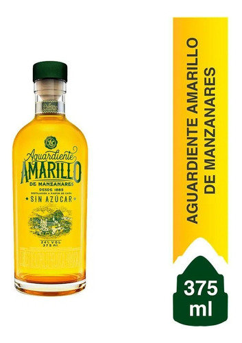 Aguardiente Amarillo 375ml - mL