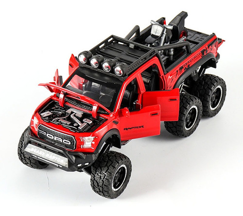 Sintonización 1:28 Metal Autos Ford Raptor F150 Mini Edition