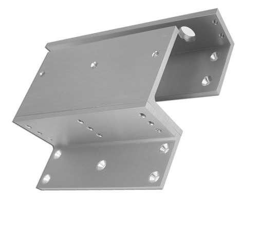 Imagen 4 de 10 de Soporte Z L Cerradura Herraje Electromagnetica 280kg