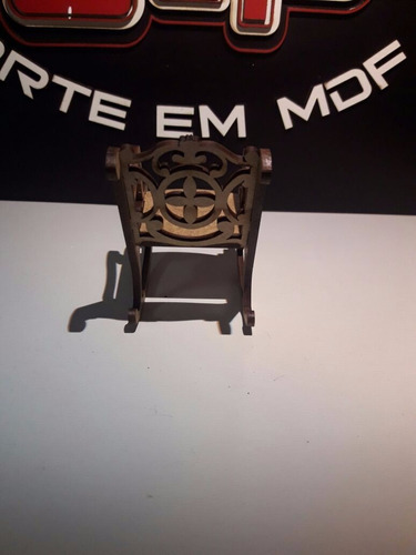 Kit 9 Cadeira Balanço Vintage Clássica Miniatura