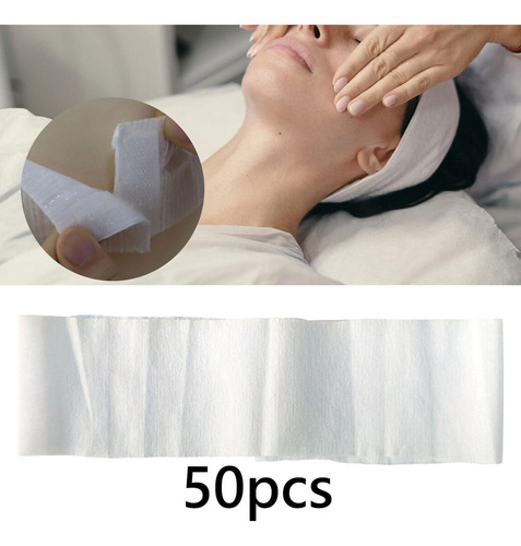 50x Diademas Faciales Desechables For Spa, Banda For El