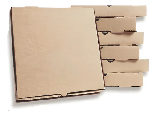 Caja Para Pizza Extra Grande 45x45x4 (25 Pzas)