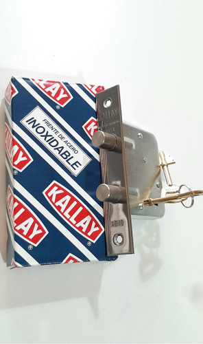 Imagen 3 de 8 de Cerrojo Para Puerta Seguridad Exterior Kallay 4010