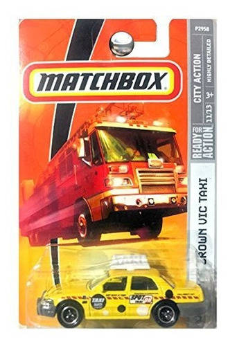 Matchbox City Action 2006 Crown Vic Victoria Taxi 2msss