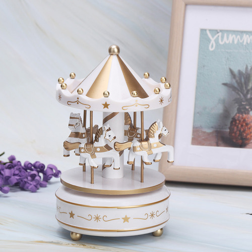 Carrusel Gift Merry Go Round Music Para Bodas Navideñas