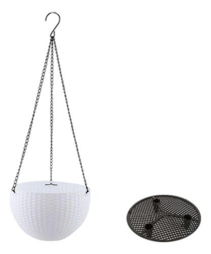 Plantador Colgante Pot De Flor Recipiente Floral Canasta