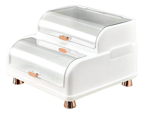. Estante De Secado De Platos De Plástico Con Tapa, Soporte