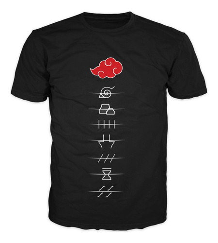 Camisetas De Naruto Anime Kakashi Akatsuki Itachi Ref G15