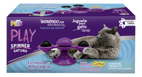 Fancy Pets Juguete Gato Interactivo Spinner Gatuno Catnip