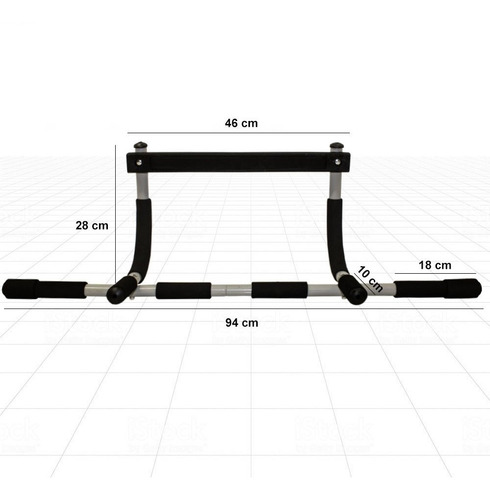 Barra Porta Fixa Mista Paralela Academia Musculação Crossfit