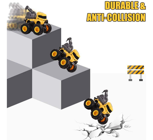 X Paquete De 4 Juguetes Para Camiones De Construcción, Coche