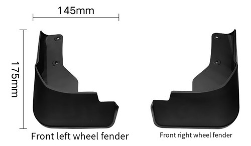 4 Peças Car Mudguard Mud Flaps Mud Guard Fender Para Nissan