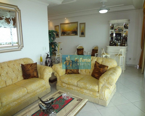 Imagem 10 de 30 de Apartamento Com 3 Dormitórios, 3 Suítes, Lazer Completo, 2 Vagas, À Venda, 165 M² Por R$ 850.000 - Aviação - Praia Grande/sp - R3a824a - Ap0227