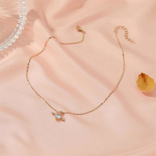 Collar Corazón Con Alas Acero Inoxidable Joya Colgante